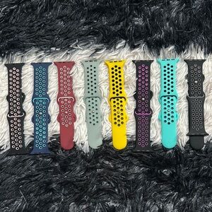 Apple Watch Compatible Sport Bands, Lot of 8